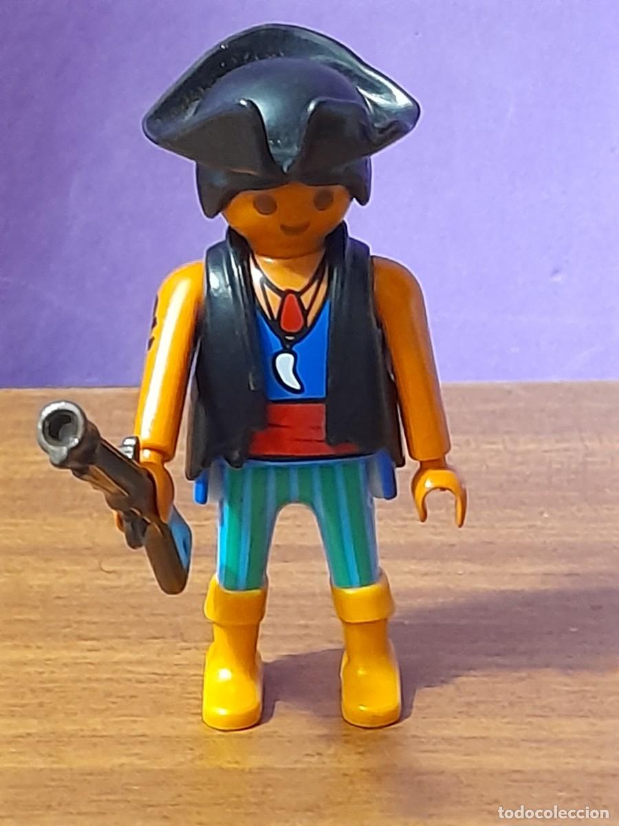 Playmobil: Playmobil piratas figura con tatuaje de calavera