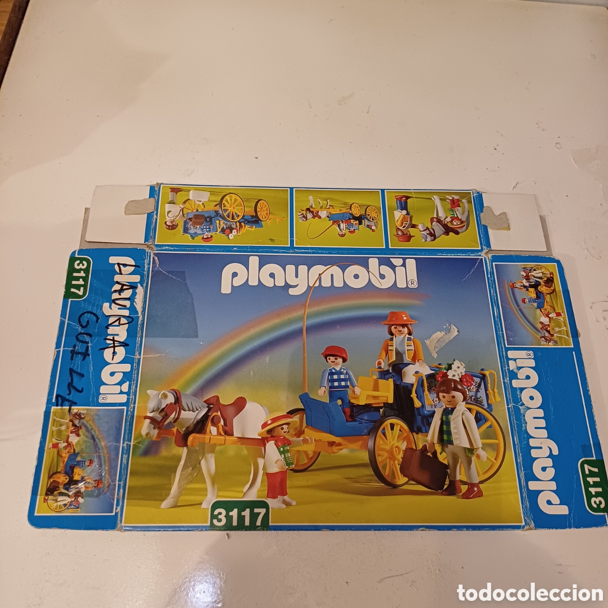 Playmobil: Pieza playmobil caja vacia plegada famobil ref. 3117 carreta country carroza caballos