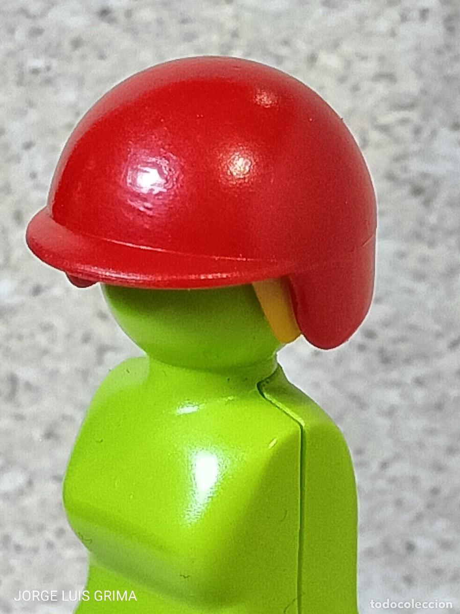 Playmobil: PLAYMOBIL CASCO MOTO ROJO REF 30043833 SETS 70313