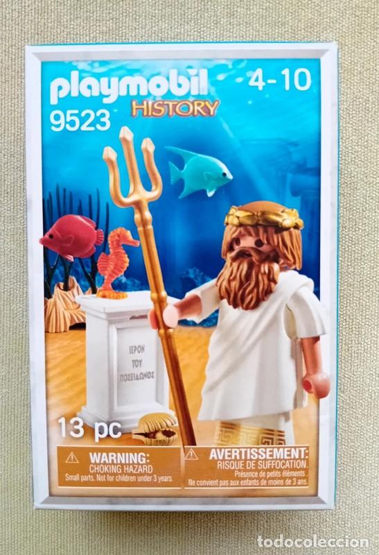 Figurine Playmobil Série 22 - Poseïdon - Thème Château Et Chevaliers - Occasion