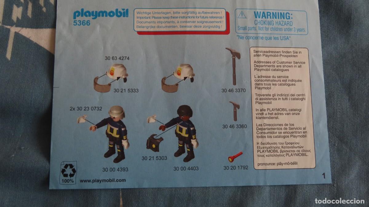 Playmobil: playmobil instrucciones originales, catalogos ref 5366 - Foto 1