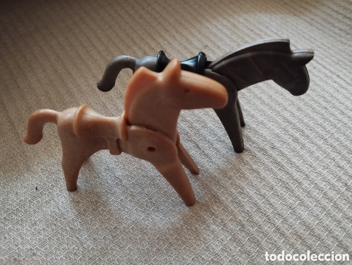 Playmobil: DOS CABALLOS PLAYMOBIL 1974 - Foto 2