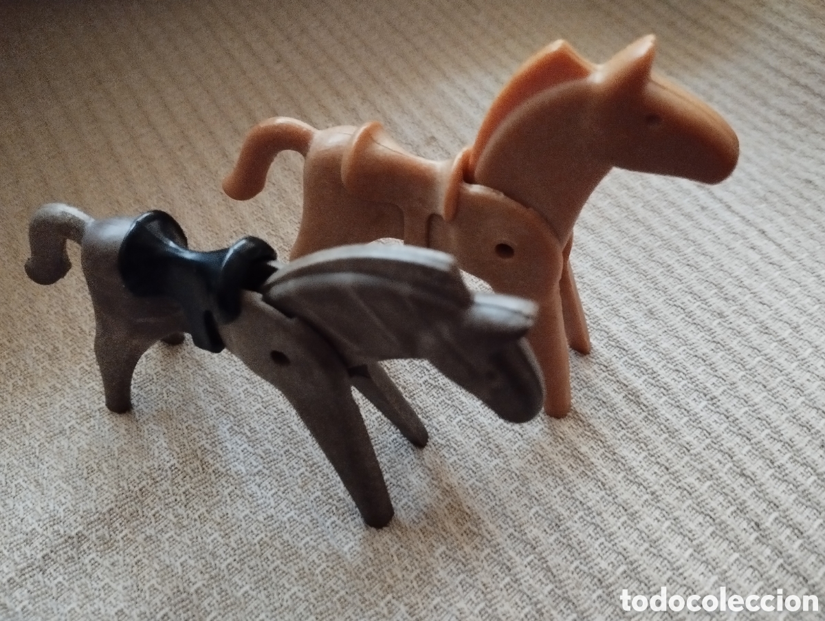 Playmobil: DOS CABALLOS PLAYMOBIL 1974 - Foto 1