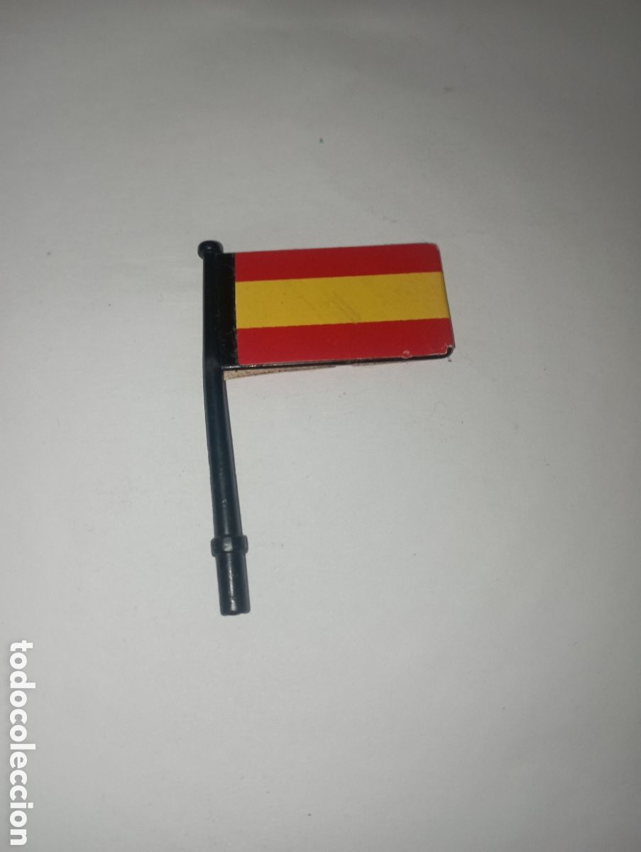 Playmobil: BANDERA ESPA&Ntilde;A DE LA LANCHA PATRULLERA FAMOBIL PLAYMOBIL GEOBRA A&Ntilde;OS 80