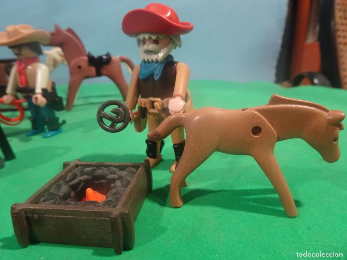Playmobil: PLAYMOBIL -OESTE-RANCHO-VAQUEROS-CABALLOS - Foto 3