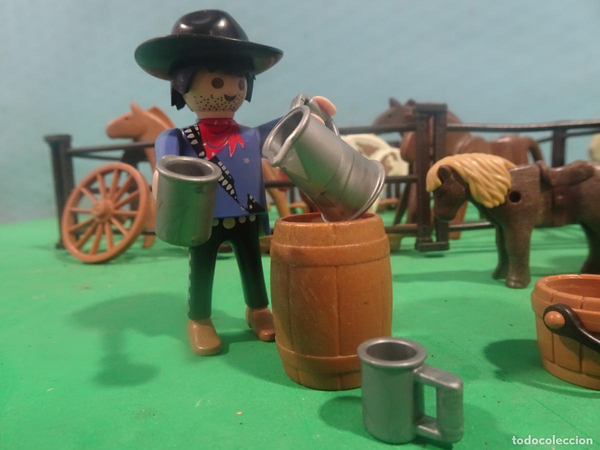 Playmobil: PLAYMOBIL -OESTE-RANCHO-VAQUEROS-CABALLOS - Foto 5