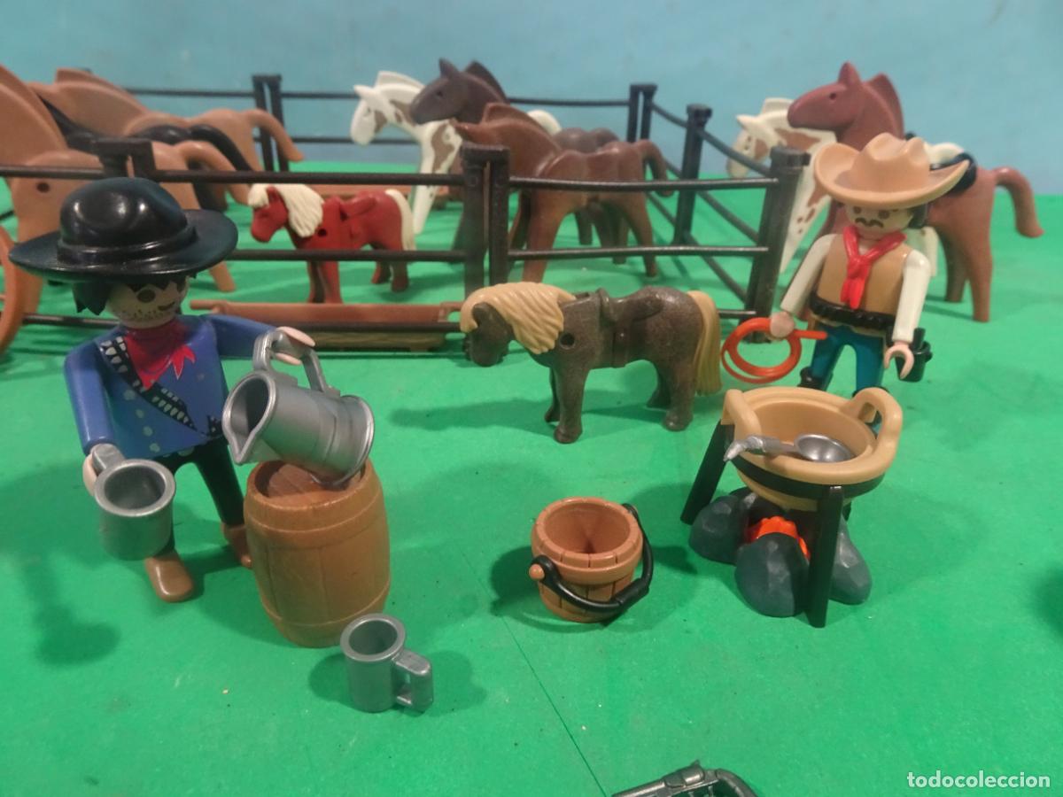 Playmobil: PLAYMOBIL -OESTE-RANCHO-VAQUEROS-CABALLOS - Foto 6
