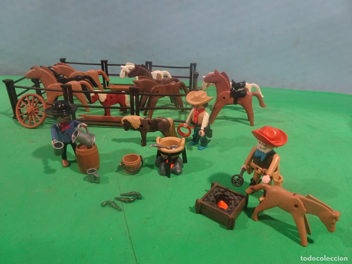 Playmobil: PLAYMOBIL -OESTE-RANCHO-VAQUEROS-CABALLOS - Foto 1