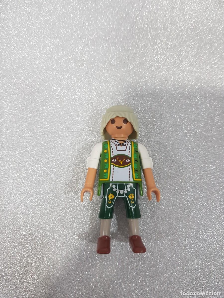 Playmobil: Figura Playmobil se&ntilde;or pelo canoso y largo