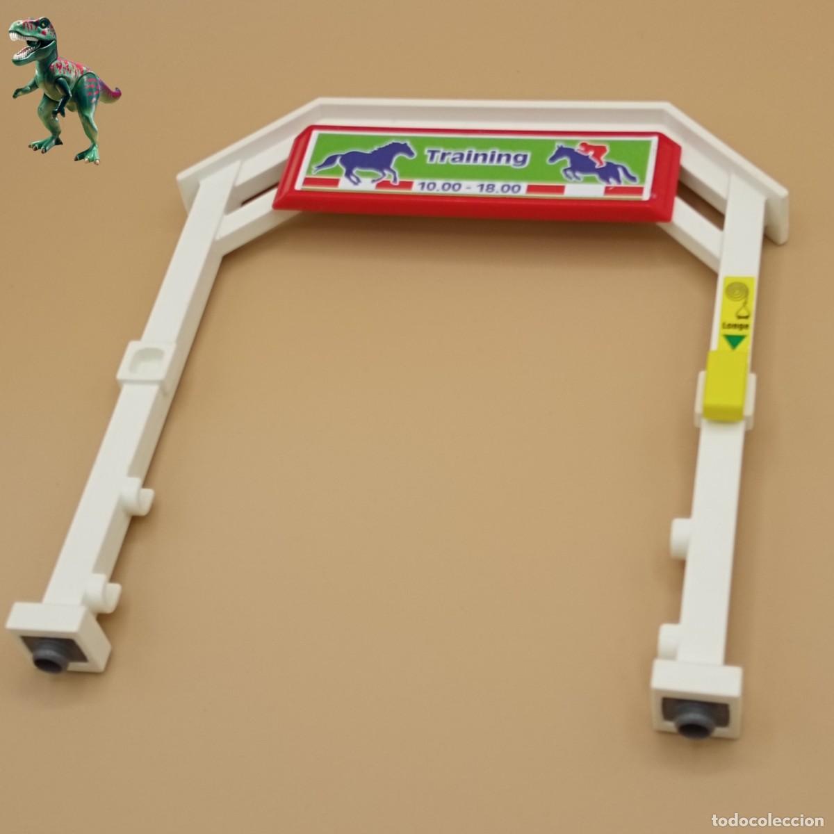 Playmobil: Playmobil arco de entrada establo valla hipica entrenamiento caballos 4185