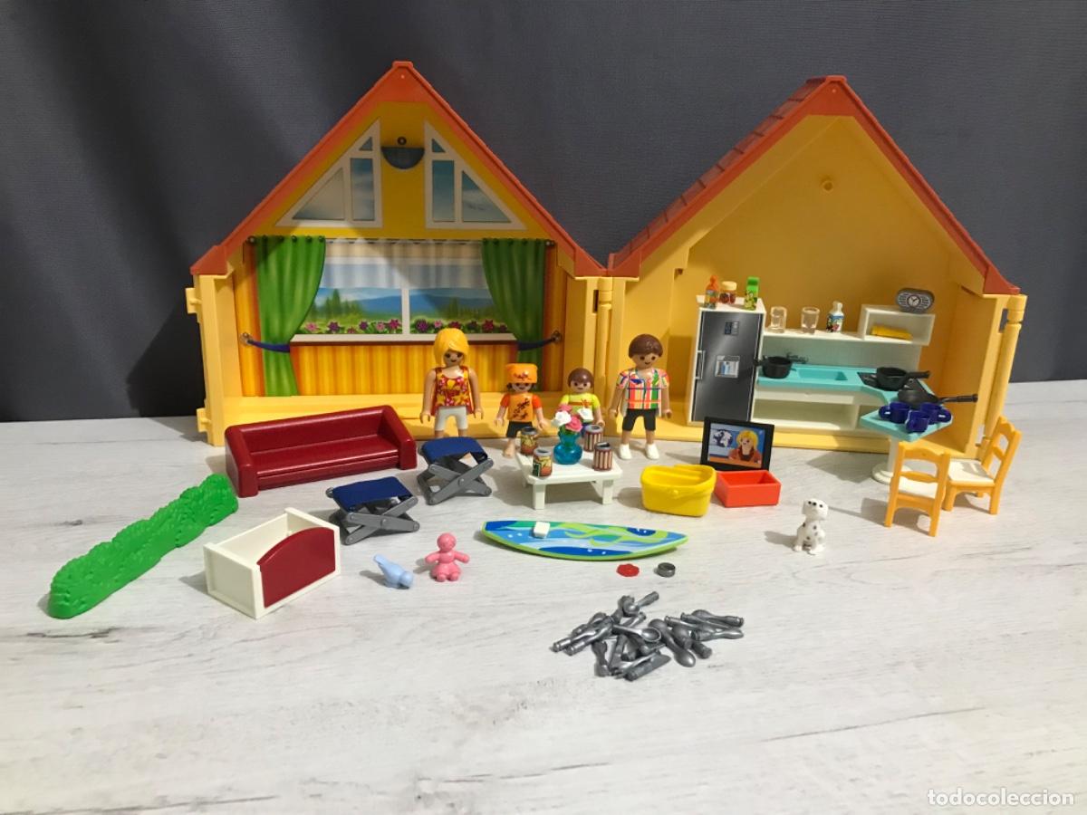 Playmobil: Casa o chalet playmobil con figuras y accesorios