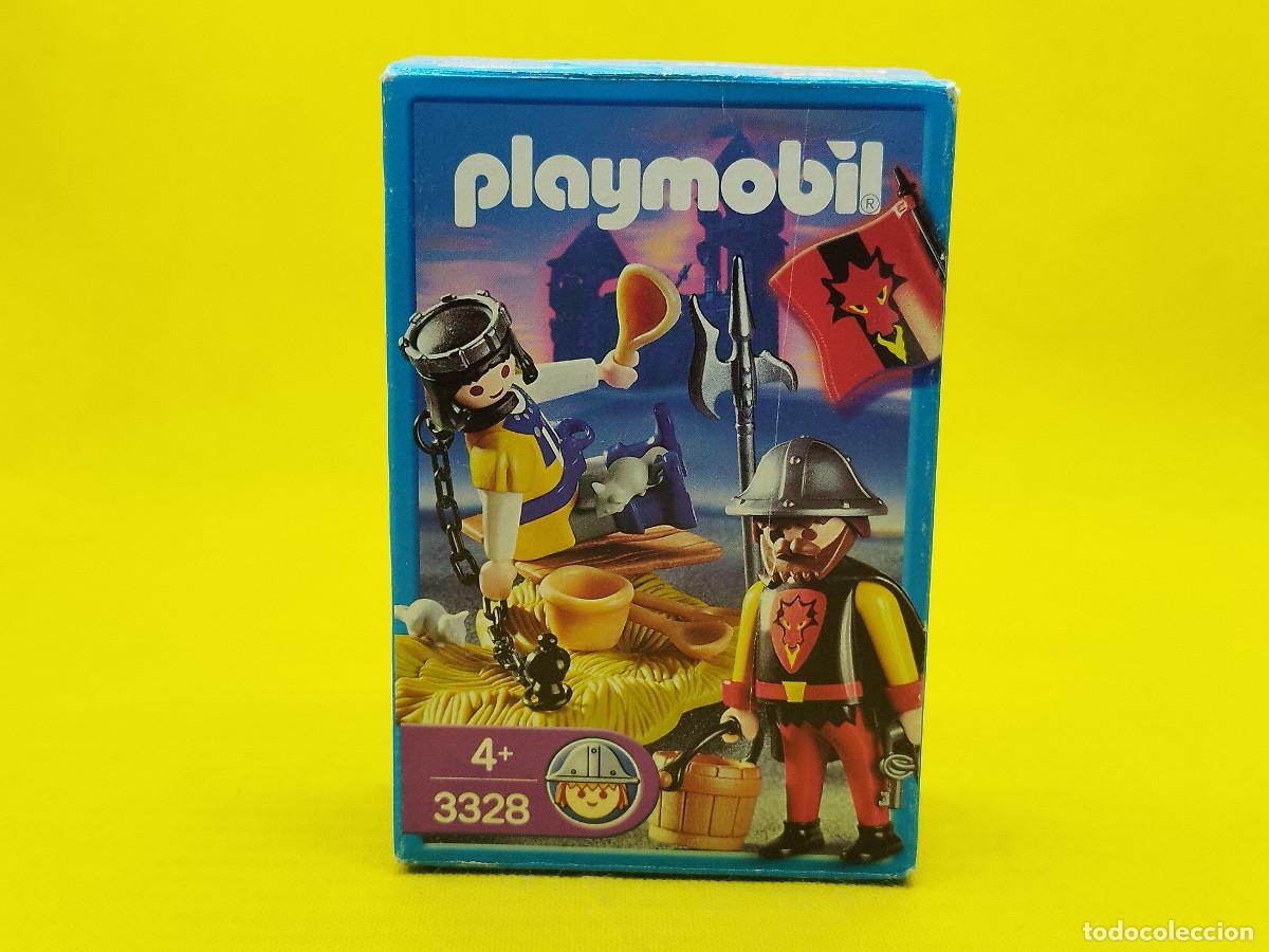 Playmobil: Playmobil Pr&iacute;ncipe cautivo con carcelero REF 3328