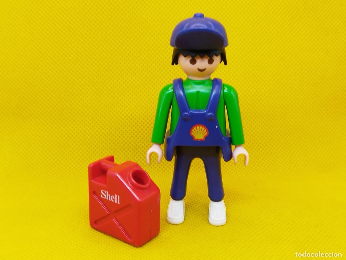 Playmobil: Playmobil Mec&aacute;nico con bid&oacute;n de aceite shell - Foto 1