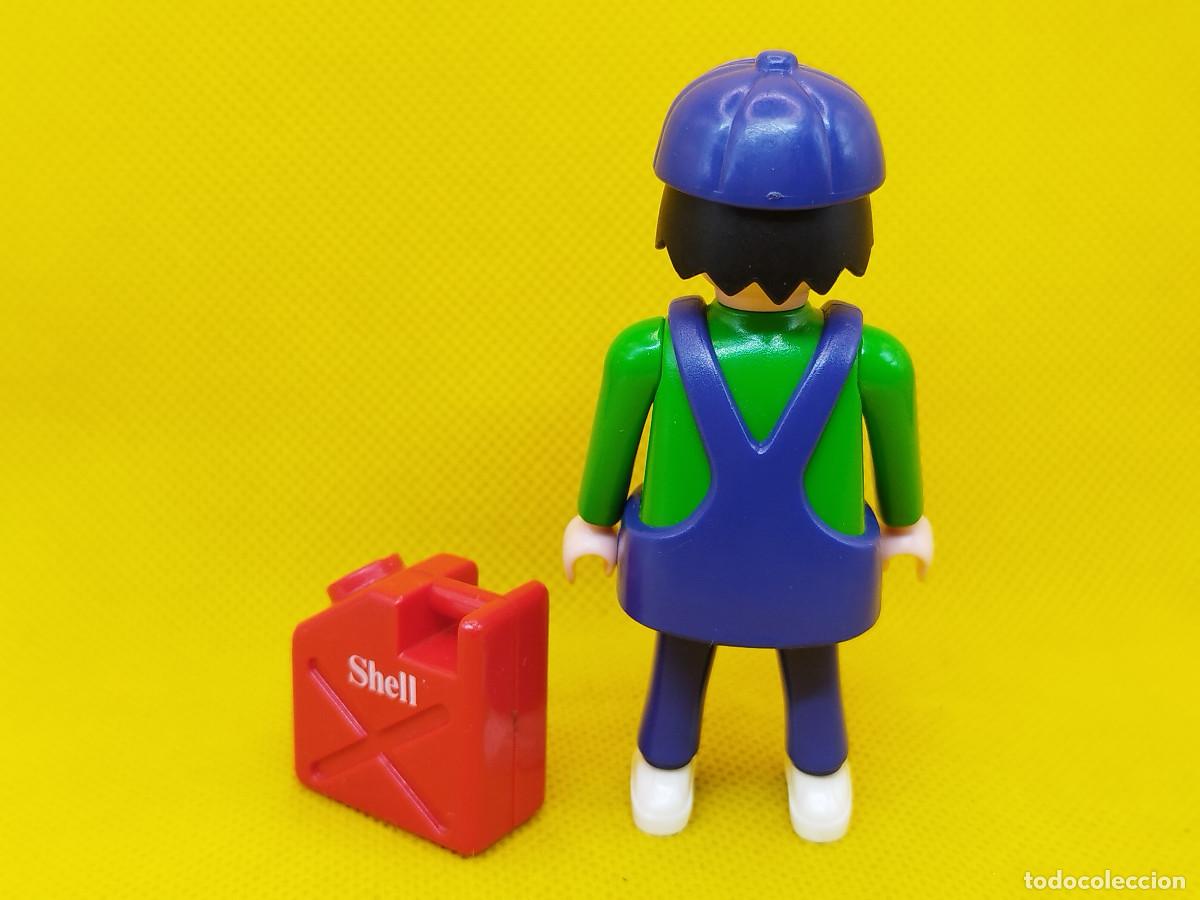 Playmobil: Playmobil Mec&aacute;nico con bid&oacute;n de aceite shell - Foto 4
