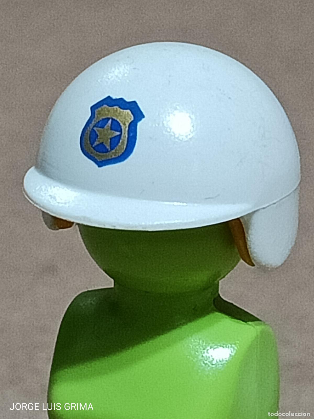 Playmobil: PLAYMOBIL CASCO POLICIA REF. 30637300 SETS 3986 3915 3332 3655 4157 5013 5299 5689 71092