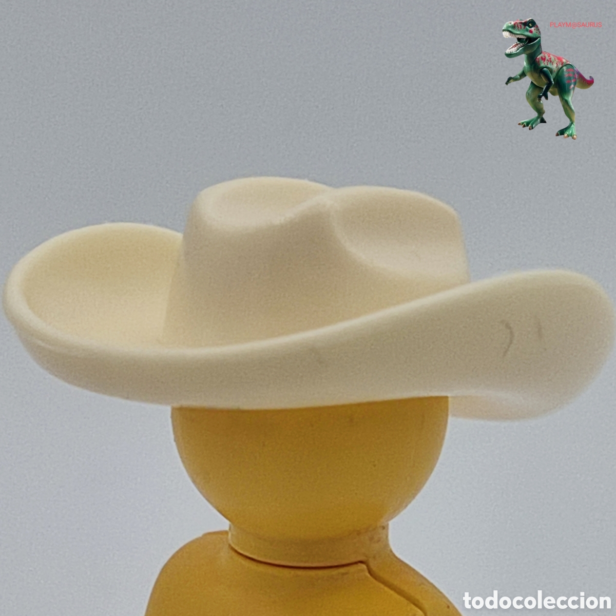 Playmobil: Playmobil sombrero de cowboy banco-crema forajido sheriff bandido vaquero western oeste stetson