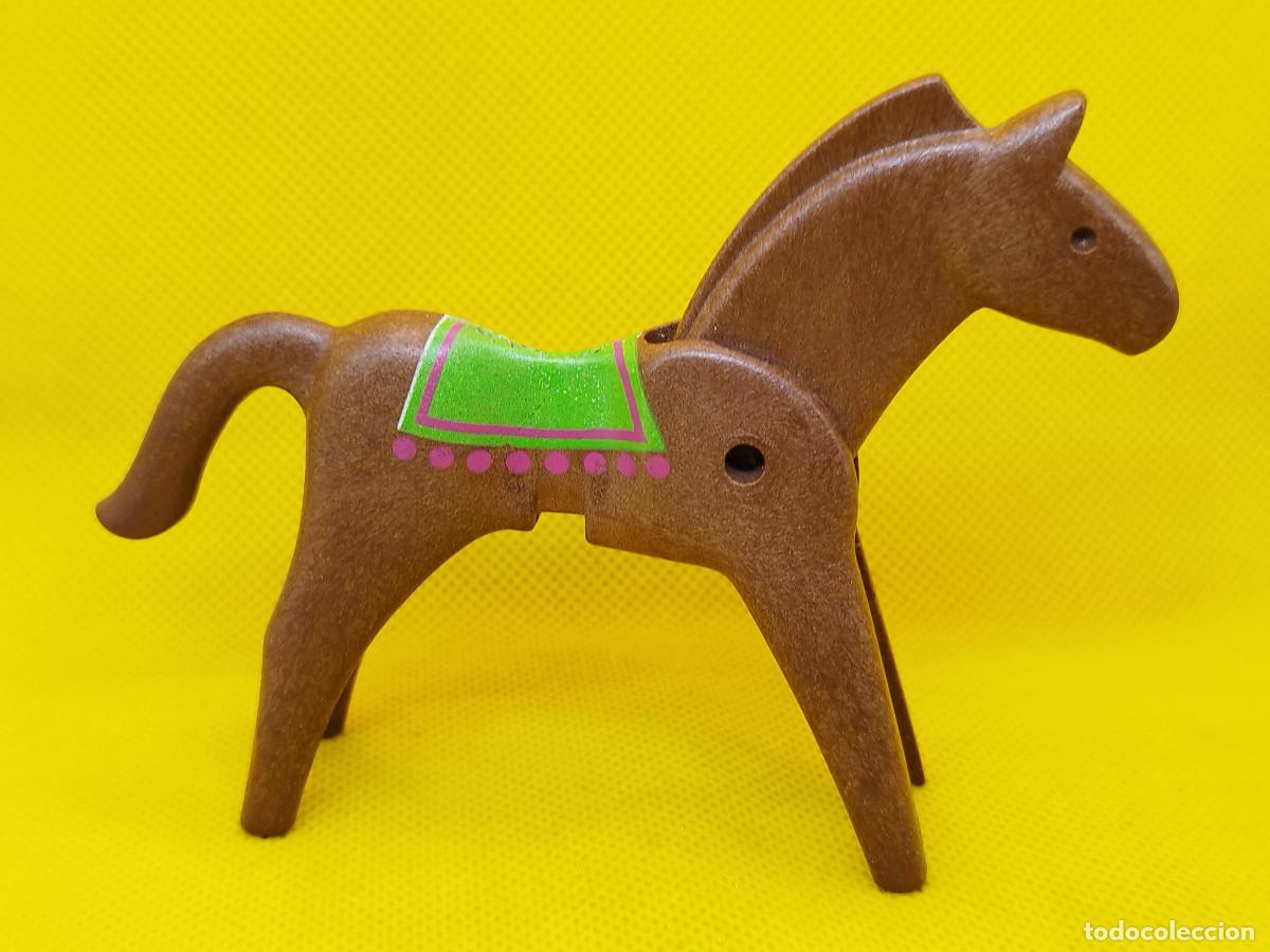 Playmobil: Playmobil Caballo con manta verde
