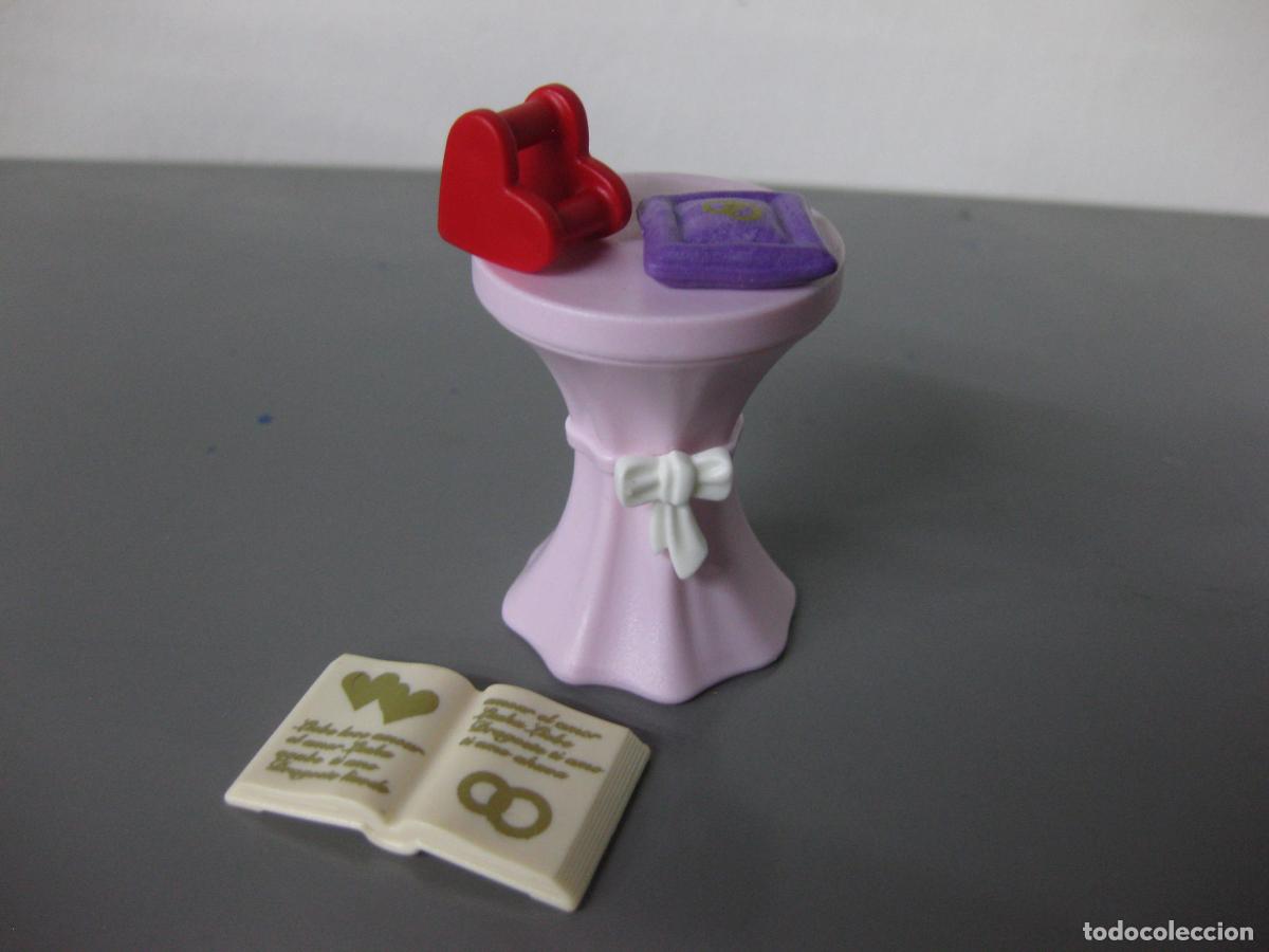 Playmobil: PLAYMOBIL complementos ceremonia boda novia mesa libro firmas novio -mix10