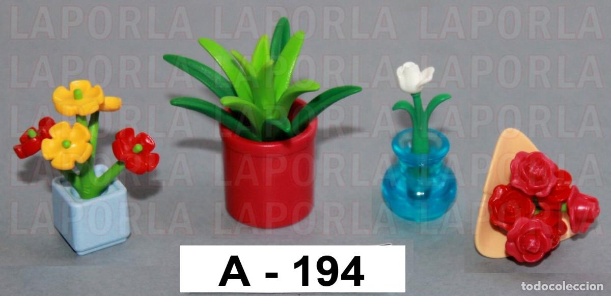 Playmobil: PLAYMOBIL FLORES Y PLANTAS - MACETA RAMO JARR&Oacute;N HOGAR JARD&Iacute;N DECORACI&Oacute;N (A-194)