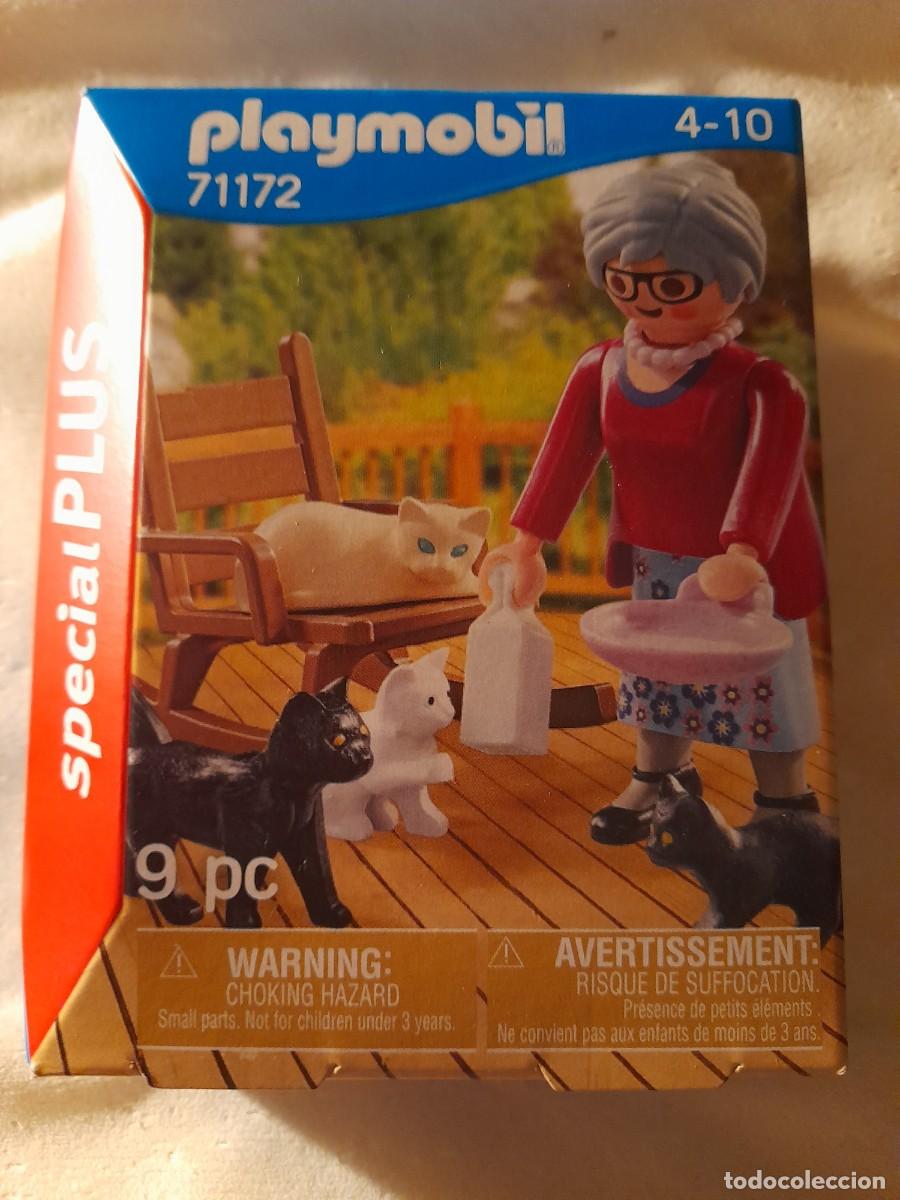 Playmobil: Playmobil specialplus, abuela con gatos