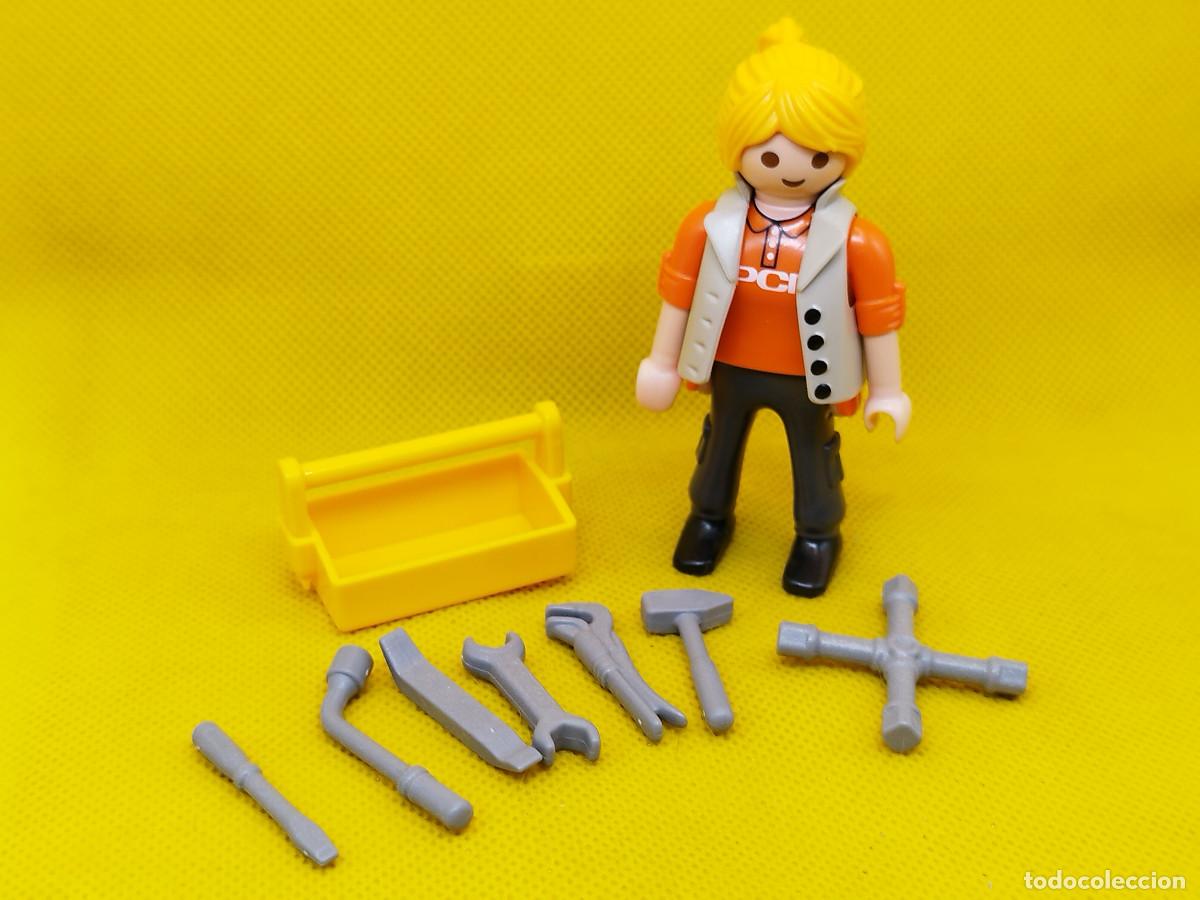 Playmobil: Playmobil Chica con herramientas PCI REF 9274, obrera