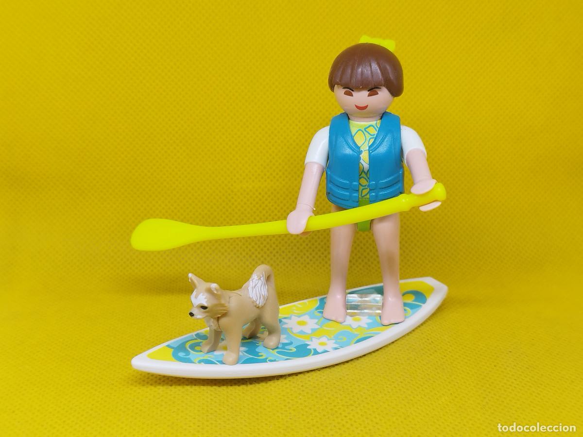 Playmobil: Playmobil Chica con tabla de surf Special Plus 9354