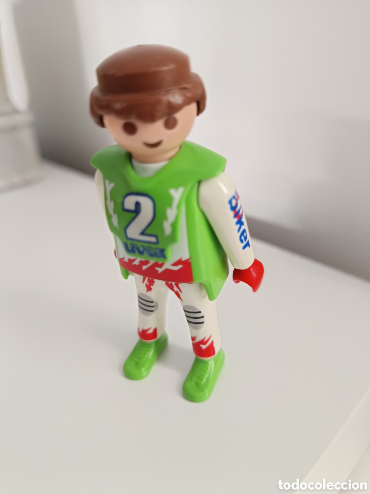 Playmobil: Playmobil figura piloto motocross