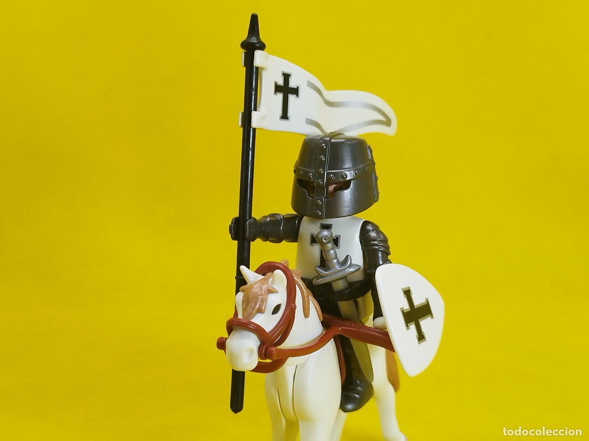 Playmobil: Playmobil Abanderado templario con caballo