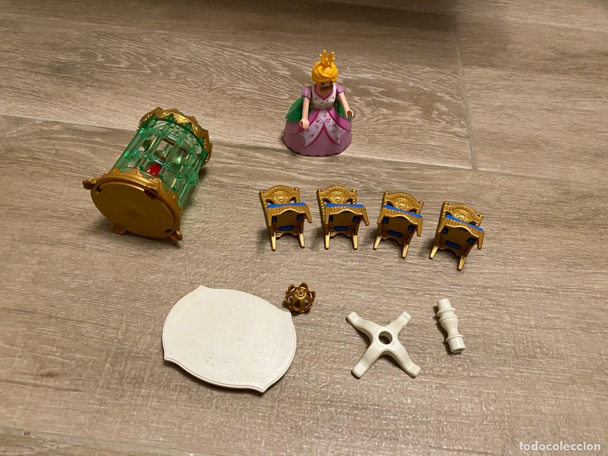 Playmobil: Jaula loro princesa y mobiliario medieval - Foto 1