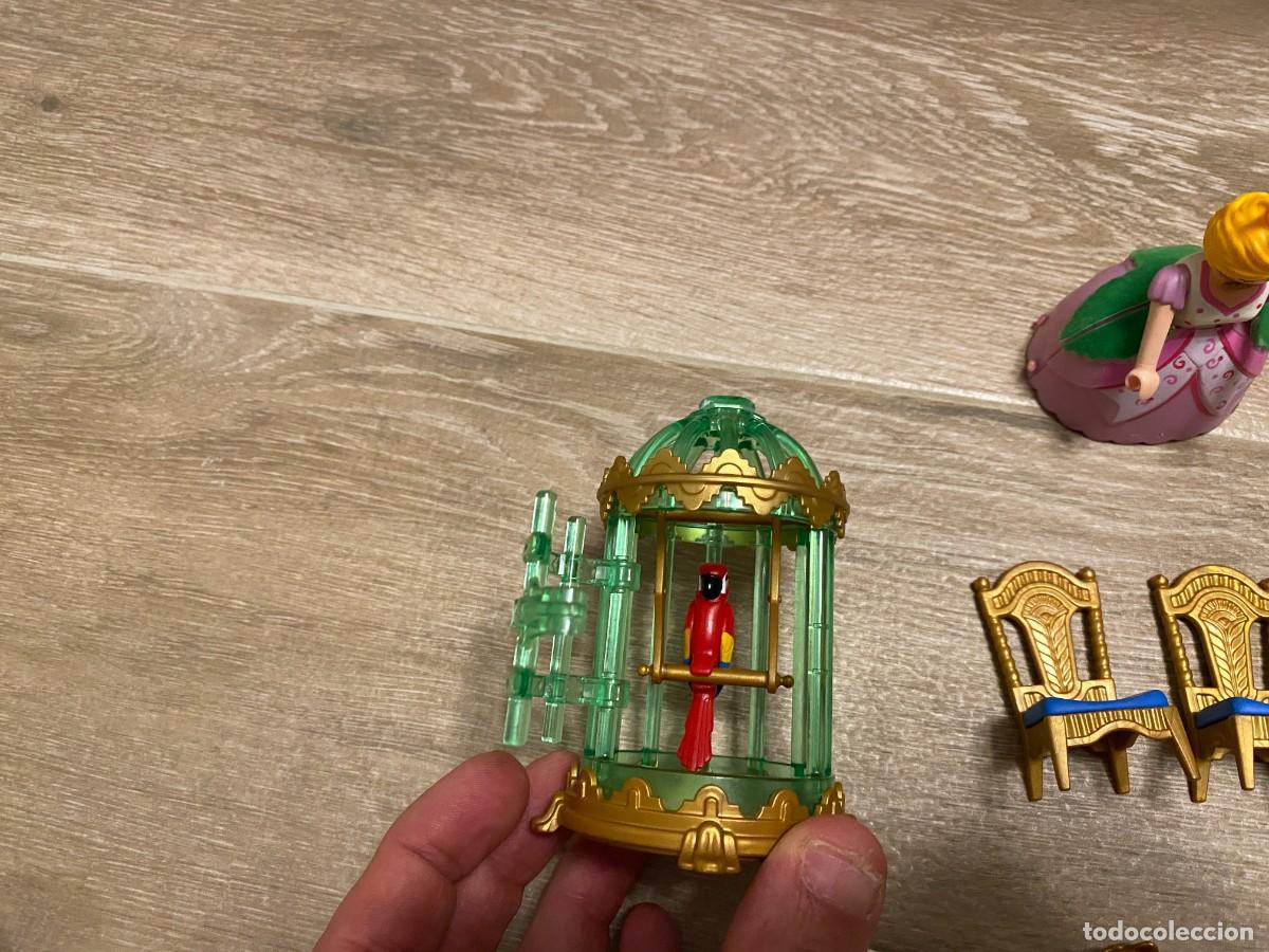 Playmobil: Jaula loro princesa y mobiliario medieval - Foto 3