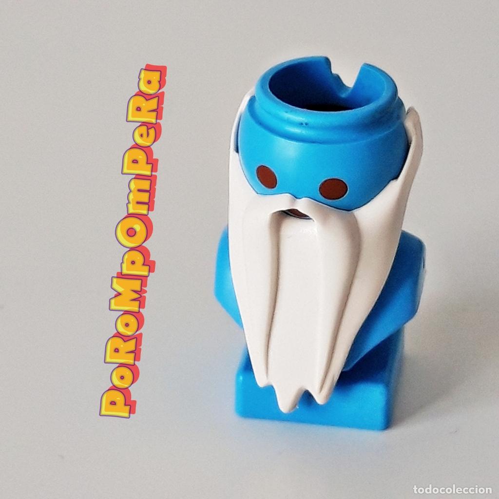 Playmobil: PLAYMOBIL barba blanca larga Santa Claus CUSTOM/COMPLETAR medieval oeste vikingo victoriano F8