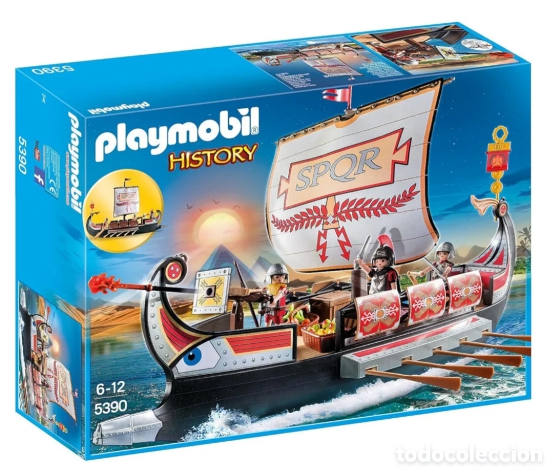 Playmobil: PLAYMOBIL 5390. GALERA ROMANA. CAJA SIN ABRIR. A ESTRENAR.