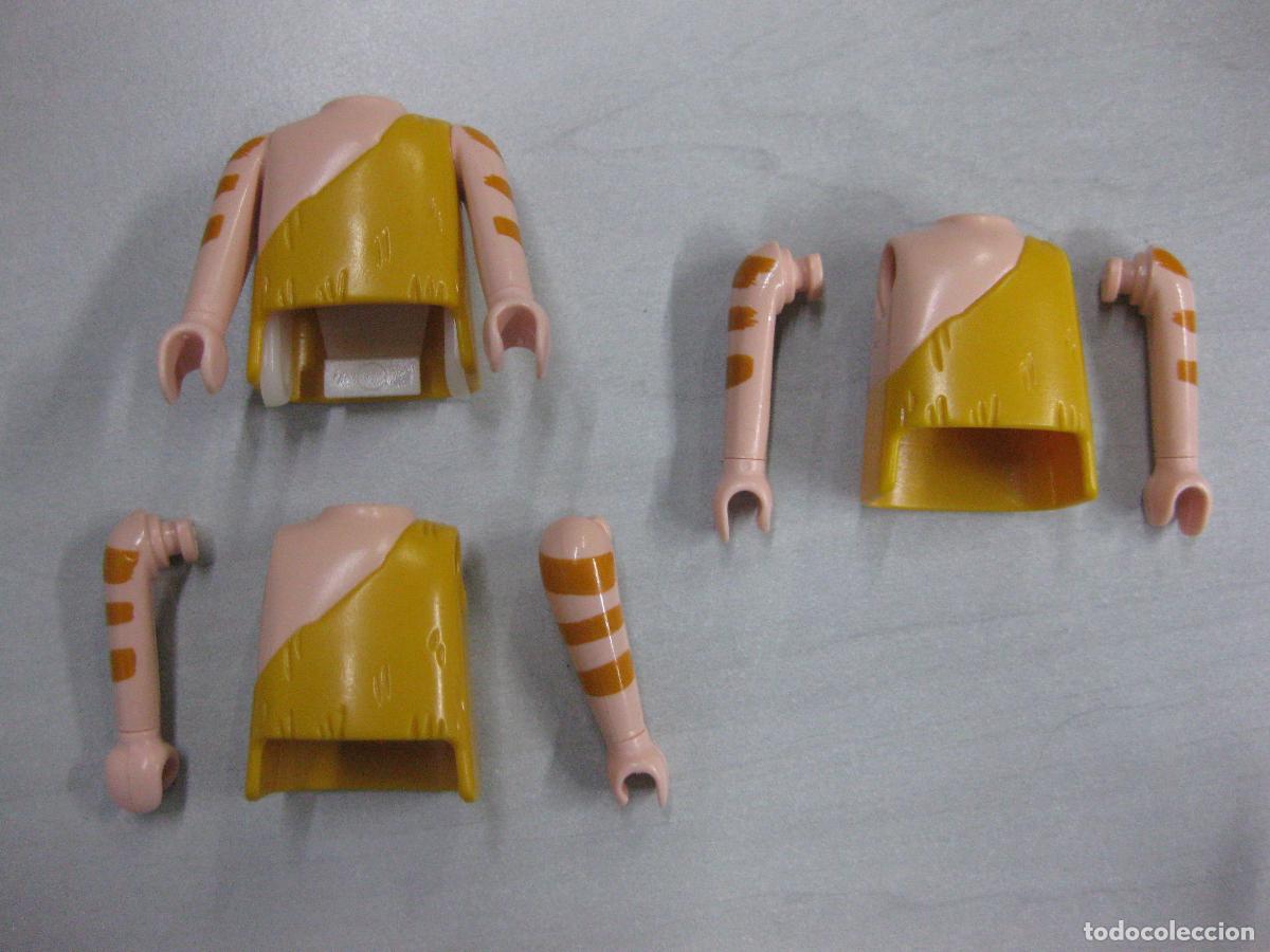 Playmobil: playmobil lote 3 CUERPOS Y BRAZOS CAVERNA TROGLODITA VIKINGO RECAMBIO liquidacion -SIN PINZAS