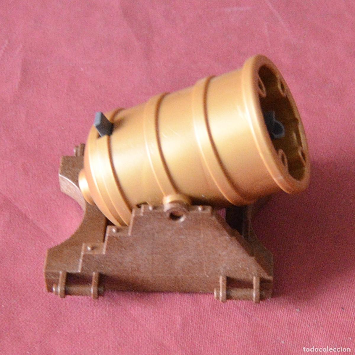 Playmobil: CA&Ntilde;ON - MORTERO - DORADO Y SOPORTE MARRON - ARMAS - PLAYMOBIL