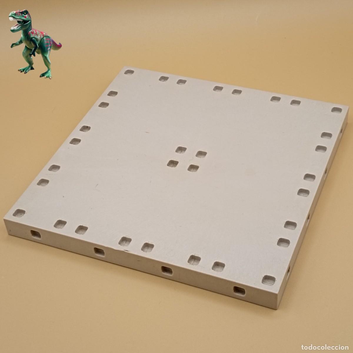 Playmobil: Playmobil placa base suelo gris system X 18 cms granja 3072 3120 3909 4055 4066 4311 4461 4490 5222