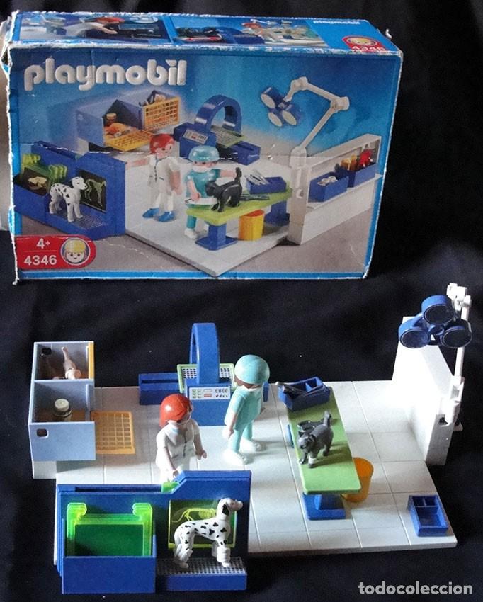 Playmobil: PLAYMOBIL 4346 - CLINICA VETERINARIA - GEOBRA, 2008 - COMPLETO -