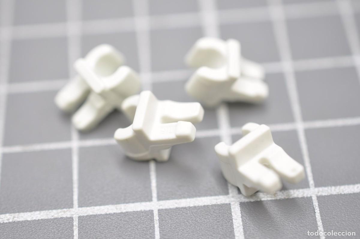 Playmobil: CJ0103 Playmobil, 4 clips bisagra blancos