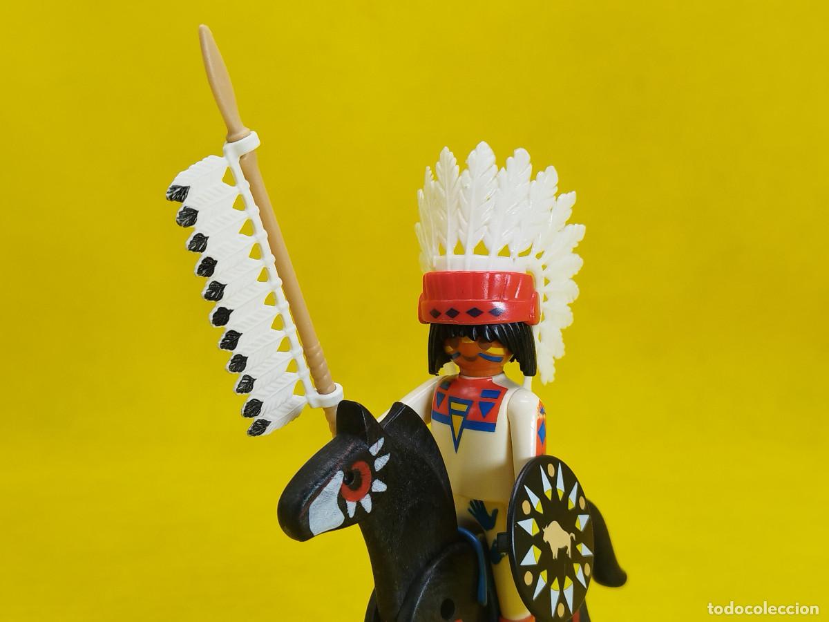 Playmobil: Playmobil Jefe indio a caballo, Jer&oacute;nimo - Foto 1