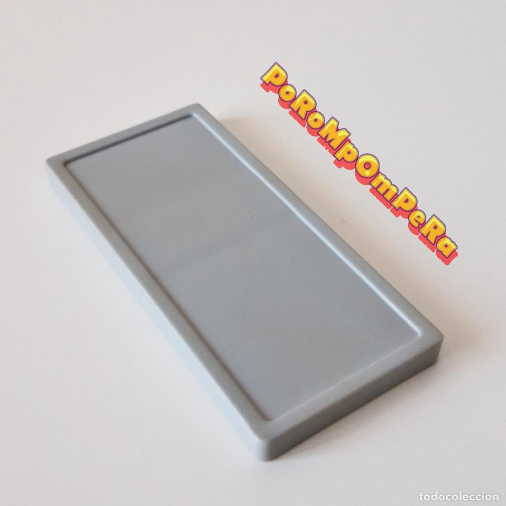 Playmobil: PLAYMOBIL LETRERO O CARTEL RECTANGULAR GRIS SYSTEM X A8 - Foto 1