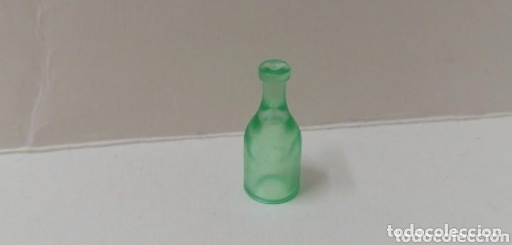 Playmobil: PLAYMOBIL BOTELLA VERDE BOTELLIN BEBIDA AGUA VINO WESTERN PIRATA CAMPING CIUDAD OESTE MEDIEVAL