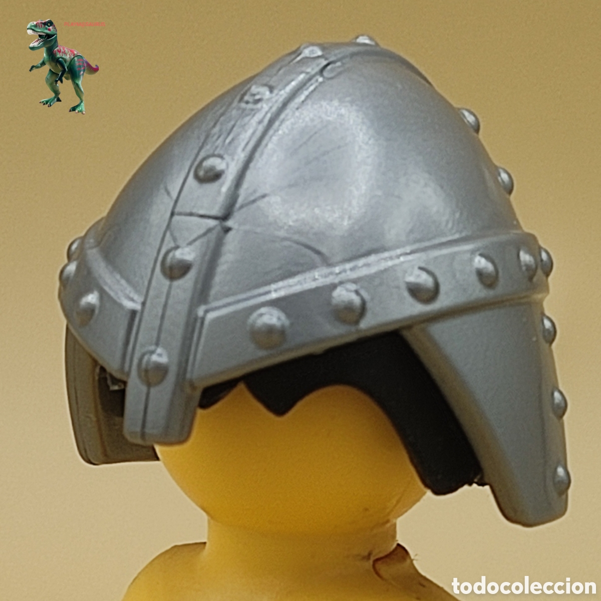 Playmobil: Playmobil casco gris caballero dragon halcon aguila soldado guerrero medieval 5979 oriental