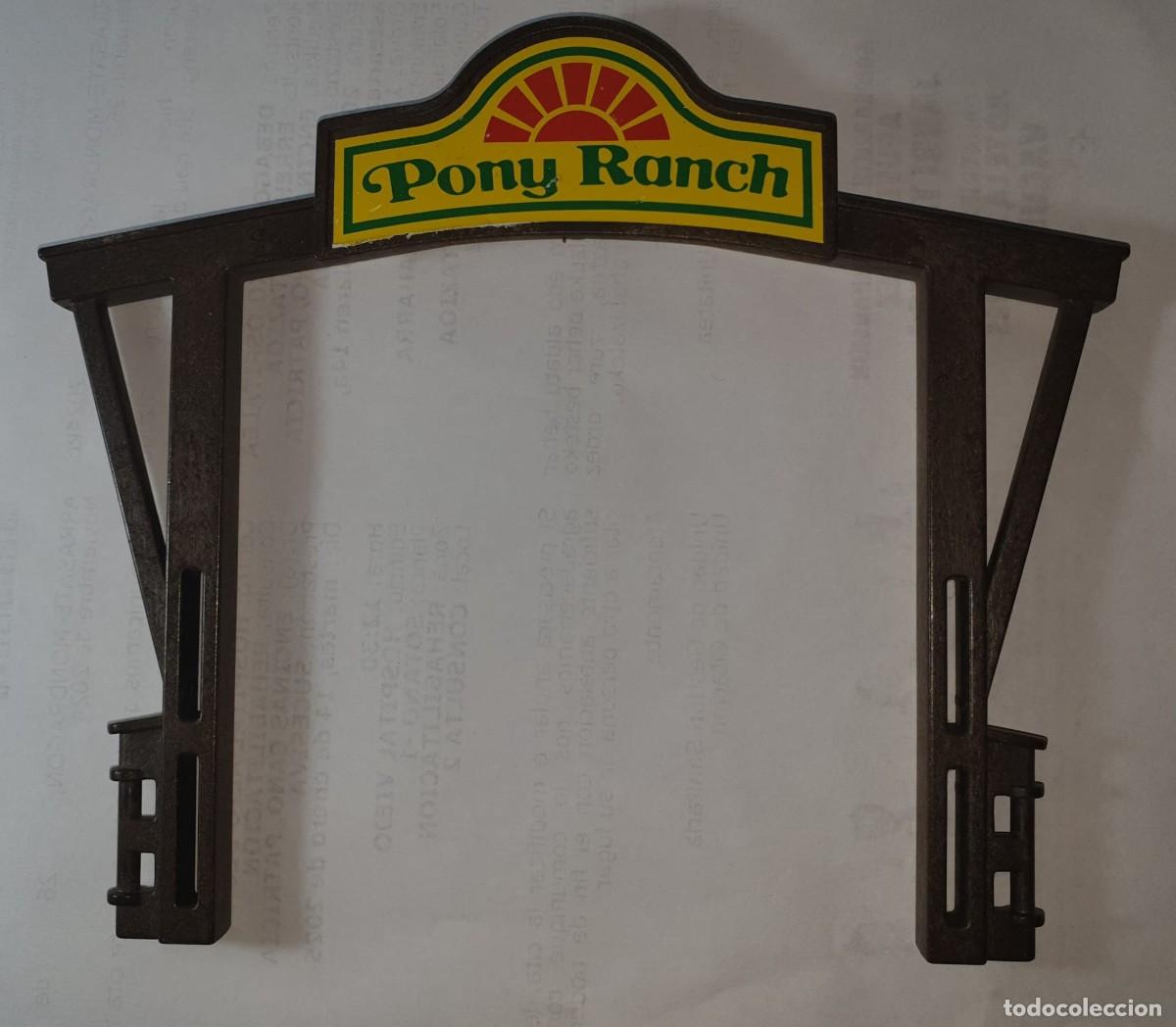 Playmobil: Playmobil Entrada Arco Establo Granja Rancho Ponis Caballos