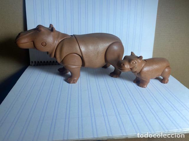 Playmobil: Playmobil. Hipopotamo con cria. - Foto 2