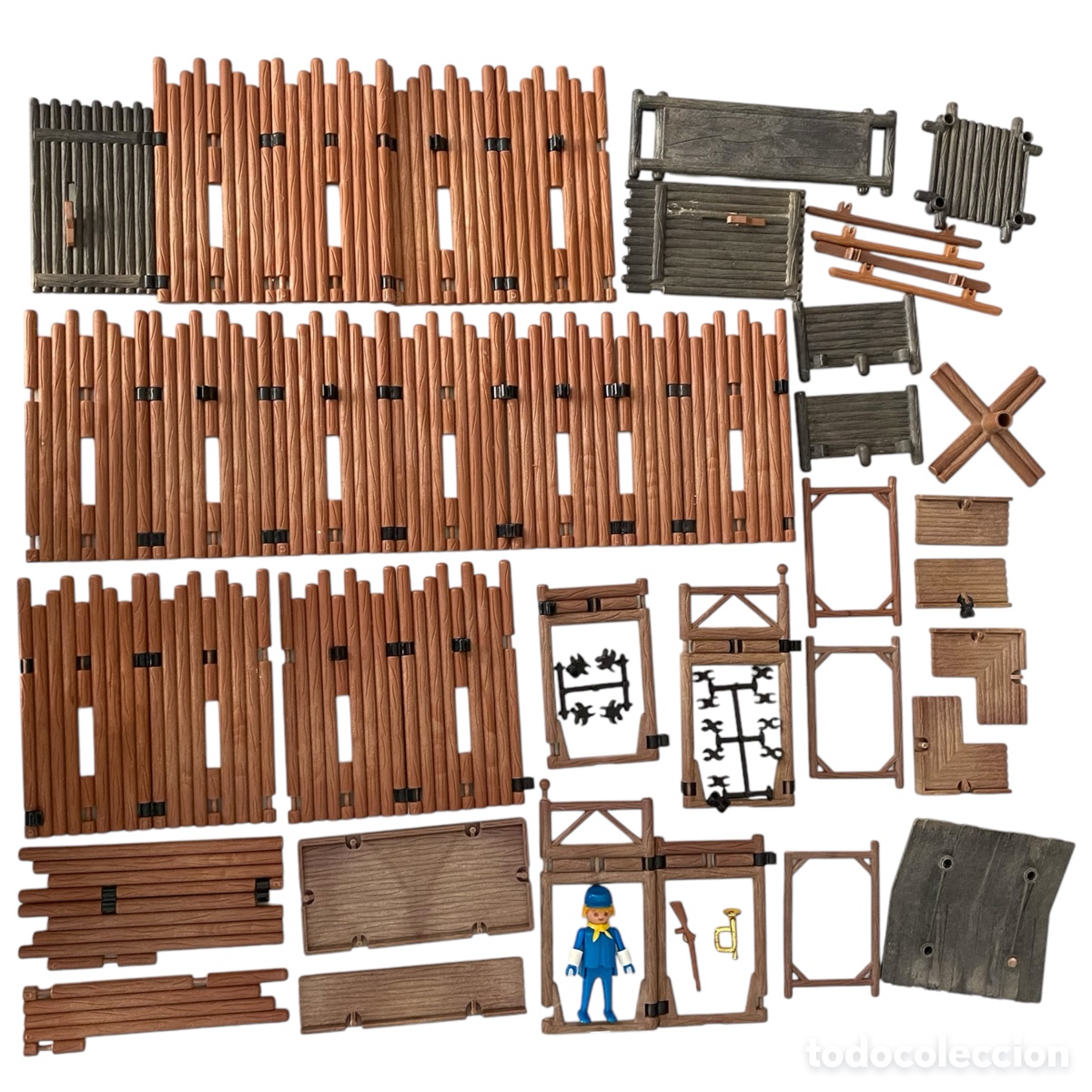 Playmobil: Piezas Fort Union Famobil System 3420 fuerte oeste nordistas Famosa