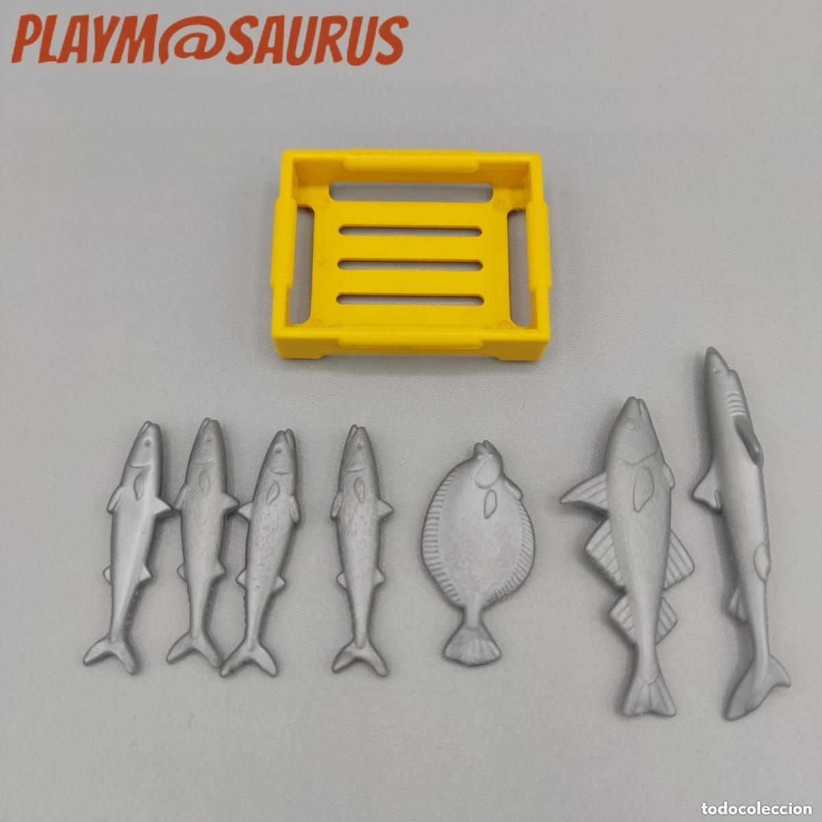 Playmobil: PLAYMOBIL caja de pescado peces 3551 barco pesquero susanne arrastrero velero famobil