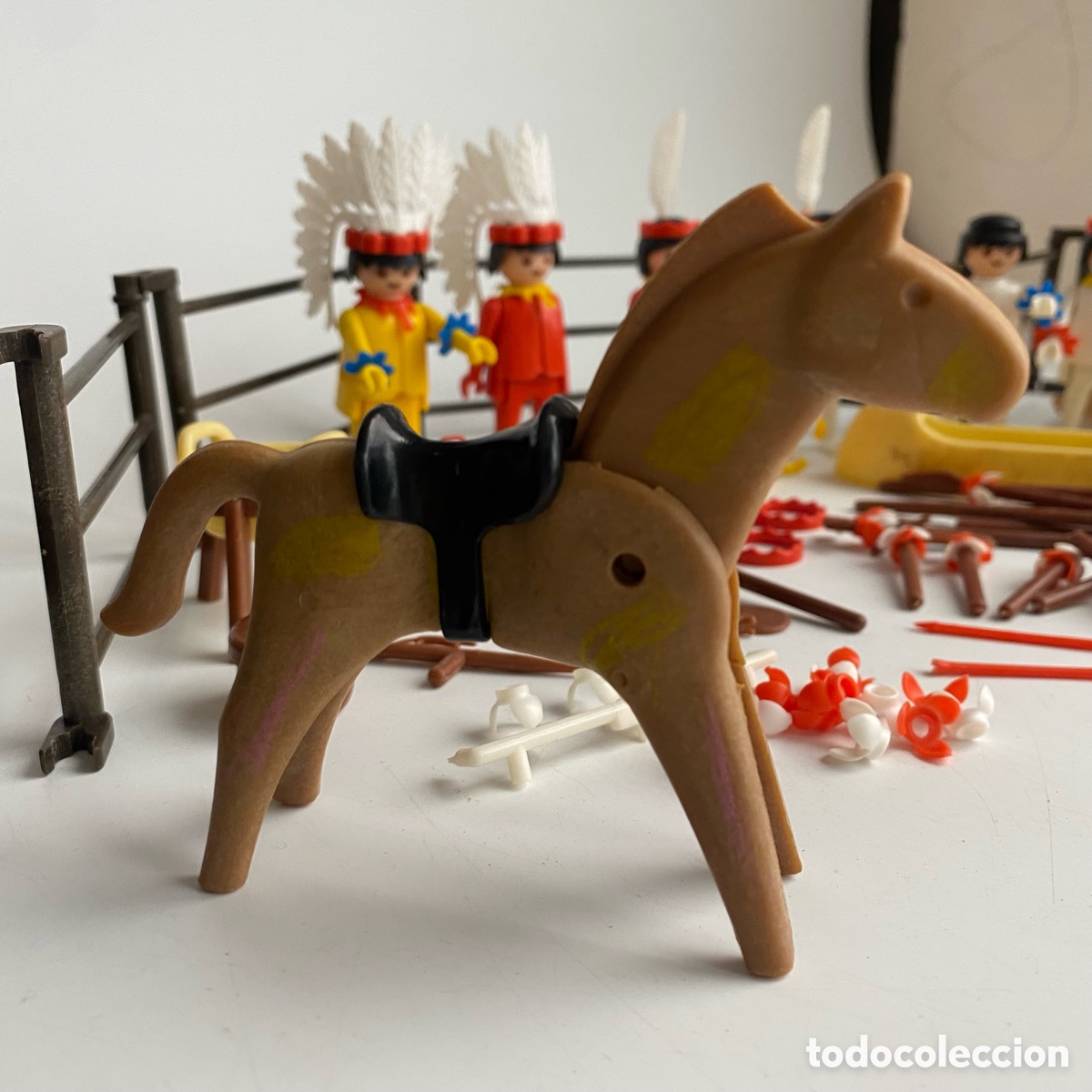 Playmobil: Lote indios Famobil System oeste 3406 - Foto 10