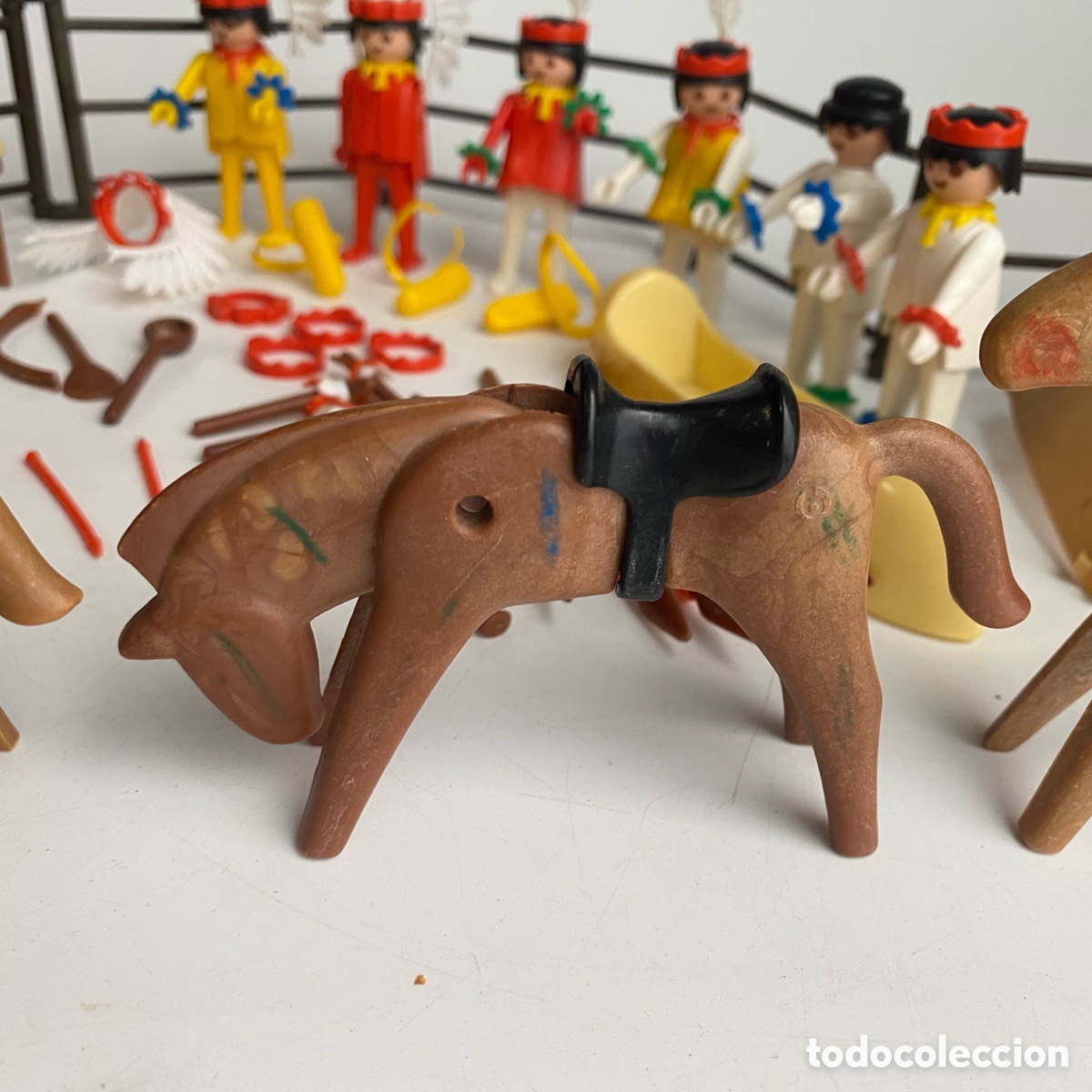 Playmobil: Lote indios Famobil System oeste 3406 - Foto 12