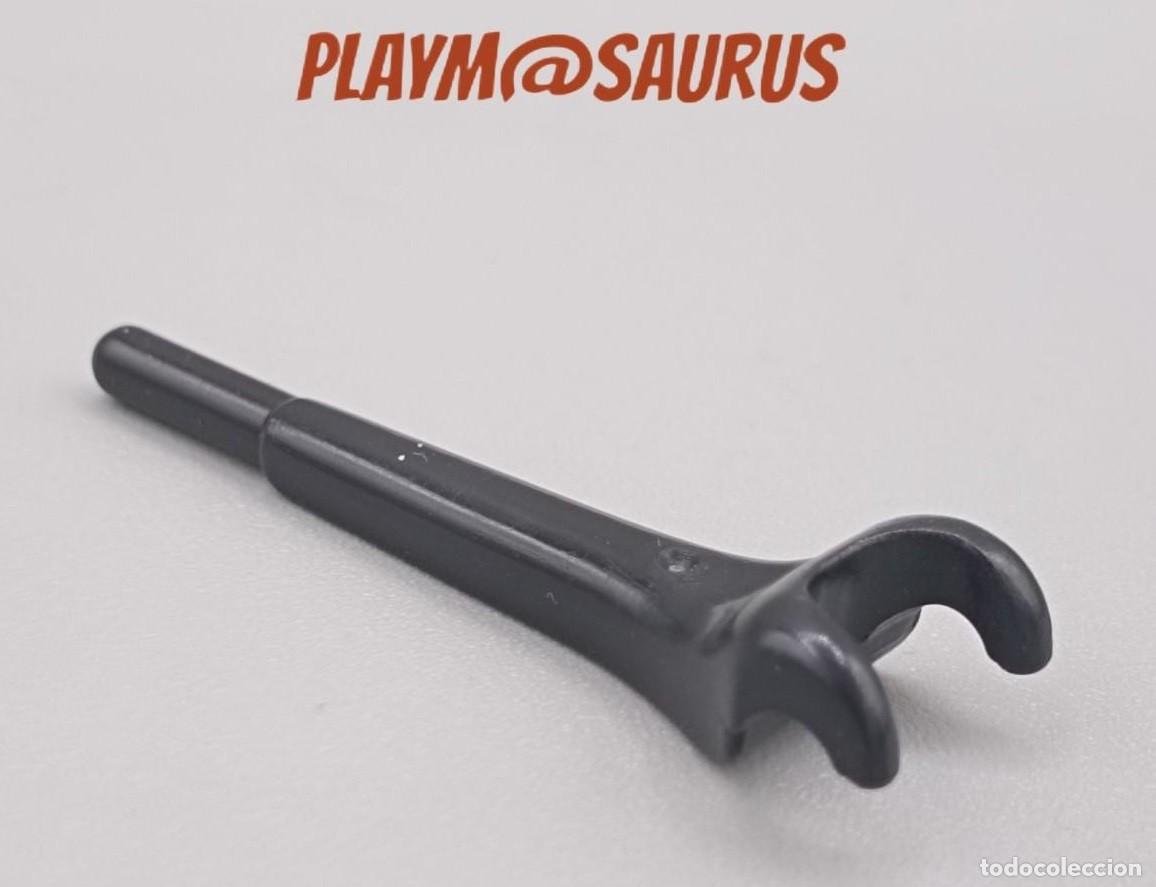 Playmobil: Playmobil herramienta negra llave palanca neumaticos ruedas taller jeep 3140 3143 3437 3478 famobil