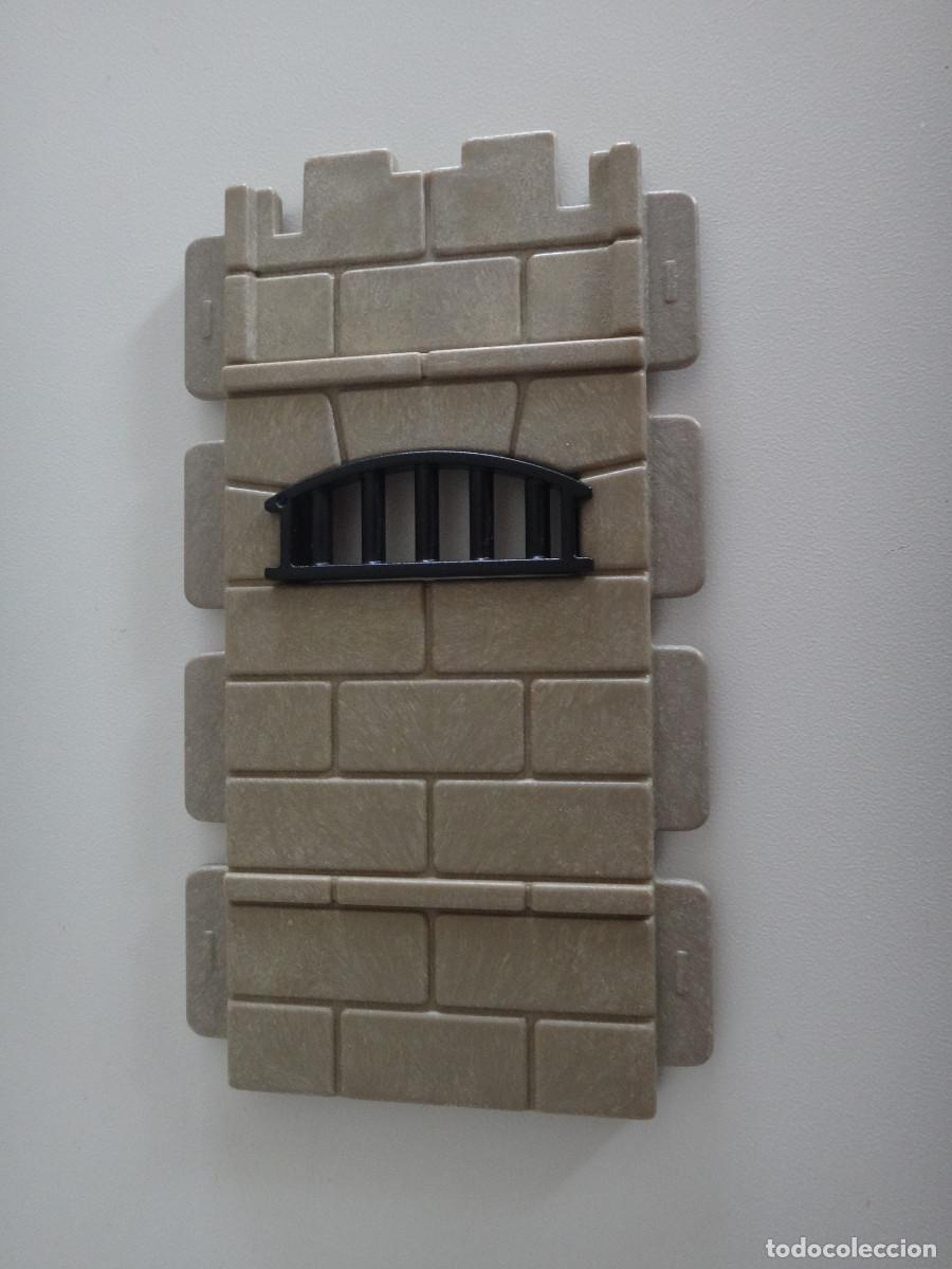 Playmobil: PLAYMOBIL PARED VENTANA REJA NEGRA CARCEL PRISION PIRATA 3859 3351 CASTILLO MEDIEVAL