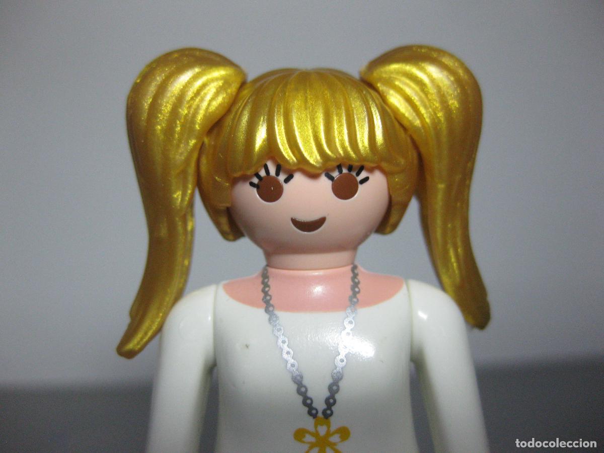 Playmobil: playmobil pelo peluca recambio dorado fantasia coletas -solo se vende pelo- SOB2